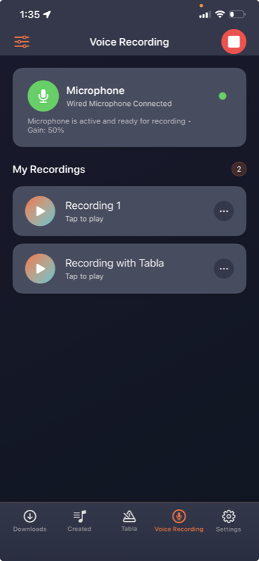 iPhone - Voice Recording